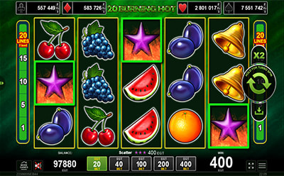 20 Burning Hot Slot Scatter