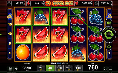 20 Super Hot Slot Wild