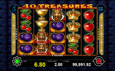 40 Treasures Slot Mobil