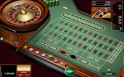 Stůl European Roulette Gold