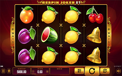 Respin Joker 81 slot v Maxa.cz českém online kasinu