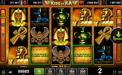 Rise of Ra Slot Bonusová hra