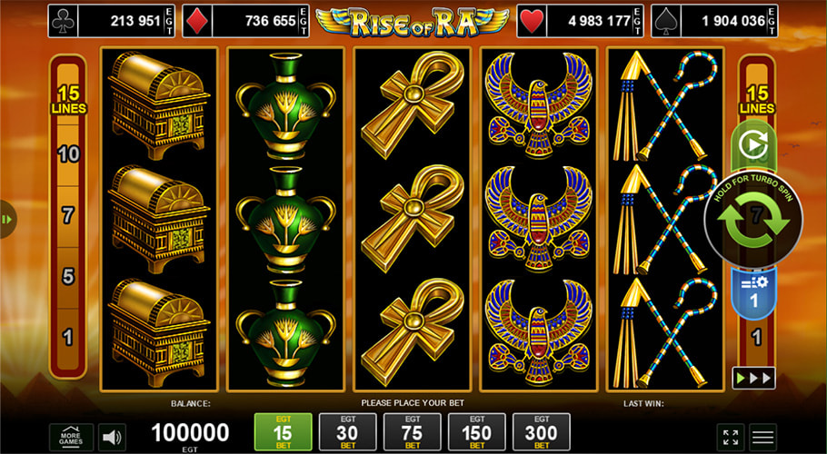 Rise of Ra hra online zdarma