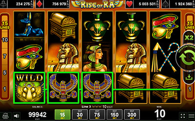 Rise of Ra Slot Wild